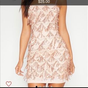 Sequin short dress